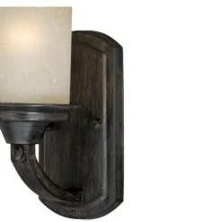 Best Deal Patriot Lighting® Halifax Black Walnut 1 Light Vanity Light