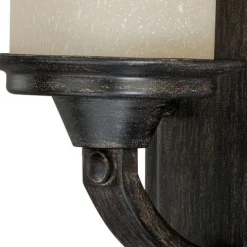 Best Deal Patriot Lighting® Halifax Black Walnut 1 Light Vanity Light