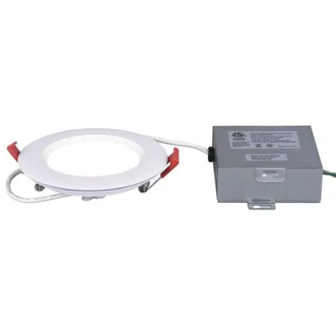 Best Deal Patriot Lighting® 4″ 60W Equivalent Dimmable Integrated Led Ultra-Thin Downlight