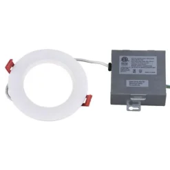 Best Deal Patriot Lighting® 4″ 60W Equivalent Dimmable Integrated Led Ultra-Thin Downlight