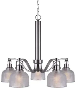 Best Deal Patriot Lighting® Dynasty 5-Light Brushed Nickel Chandelier
