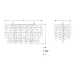 Best Deal Patriot Lighting® Elsa Satin Nickel 5 Light Chandelier
