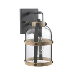 Best Deal Patriot Lighting® Wade Black Outdoor Wall Light
