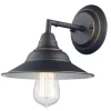 Best Deal Patriot Lighting® Denzel Oil-Rubbed Bronze 1-Light Indoor Wall Light