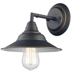 Best Deal Patriot Lighting® Denzel Oil-Rubbed Bronze 1-Light Indoor Wall Light