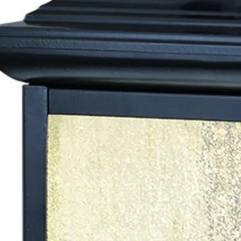 Best Deal Patriot Lighting® Breccan Black 12.25″ Motion Sensor Led Outdoor Security Wall Light