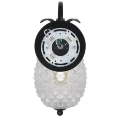 Best Deal Patriot Lighting® Pineapple Matte Black Outdoor Wall Light