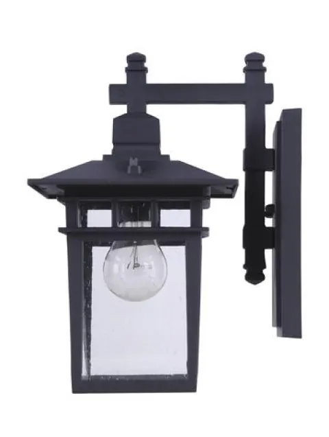 Best Deal Patriot Lighting® Michee Black Outdoor Wall Light