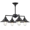 Best Deal Patriot Lighting® Denzel 4-Light Oil-Rubbed Bronze Chandelier