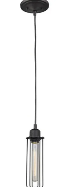 Best Deal Patriot Lighting® Channing Oil-Rubbed Bronze 1-Light Mini Pendant