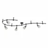 Best Deal Patriot Lighting® Alexio Black 5-Light Flexible Track Light