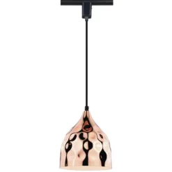 Best Pirce Patriot Lighting® Lim Copper 1-Light Track Lighting Pendant