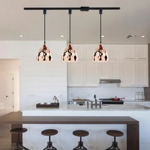 Best Pirce Patriot Lighting® Lim Copper 1-Light Track Lighting Pendant