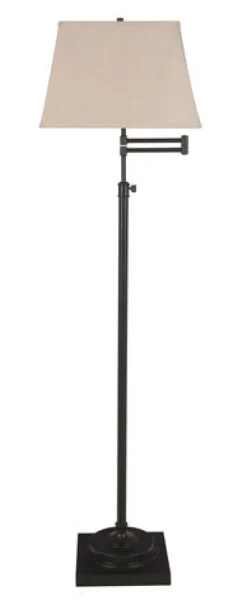 Best Pirce Patriot Lighting® Atias Bronze Adjustable Swing Arm Floor Lamp