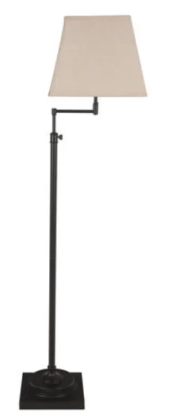 Best Pirce Patriot Lighting® Atias Bronze Adjustable Swing Arm Floor Lamp