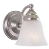 Best Pirce Patriot Lighting® Standford Brushed Nickel 1 Light Vanity Light