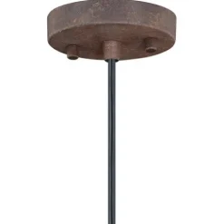 Best Pirce Patriot Lighting® Milone Rustic Bronze Mini Pendant