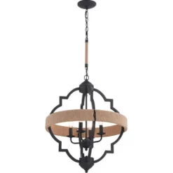 Best Pirce Patriot Lighting® Beaumont Textured Gray 4 Light Pendant