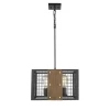 Best Pirce Patriot Lighting® Elegant Home Finn Iii Black Rustic Wood Cage Pendant