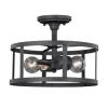 Best Pirce Patriot Lighting® Akron Oil Rubbed Bronze Semi-Flush Mount Ceiling Light
