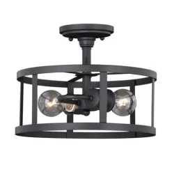 Best Pirce Patriot Lighting® Akron Oil Rubbed Bronze Semi-Flush Mount Ceiling Light