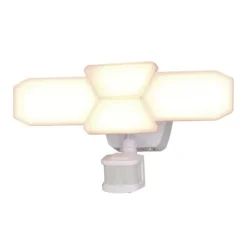 Best Pirce Patriot Lighting® Dualux White Led 4-Head Motion Sensor Outdoor Security Flood Light