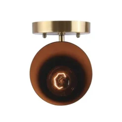Best Pirce Patriot Lighting® Gladen Matte Black & Gold 2-Light Indoor Wall Light
