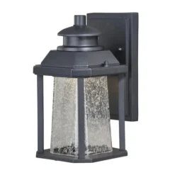 Best Pirce Patriot Lighting® Eliza Textured Black Led Outdoor Wall Light