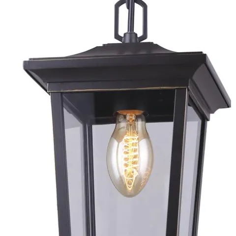 Best Pirce Patriot Lighting® Holliday Oil Rubbed Bronze 1 Light Outdoor Pendant