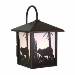Best Pirce Patriot Lighting® Bear Burnished Bronze Outdoor Wall Light