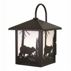 Best Pirce Patriot Lighting® Bear Burnished Bronze Outdoor Wall Light