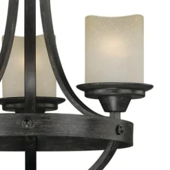 Best Pirce Patriot Lighting® Lancaster 3-Light Black Walnut Chandelier