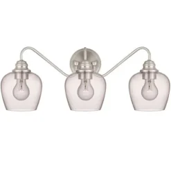 Best Pirce Patriot Lighting® Shira Brushed Nickel 3-Light Vanity Light