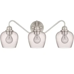Best Pirce Patriot Lighting® Shira Brushed Nickel 3-Light Vanity Light