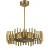 Best Pirce Patriot Lighting™ Venise 30″ Brushed Gold Fandelier