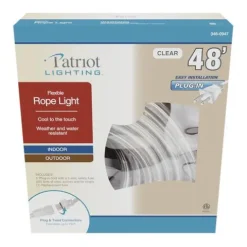 Best Pirce Patriot Lighting® 48′ Plug-In Clear Incandescent Rope Light