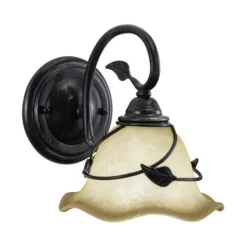 Best Pirce Patriot Lighting® Vine Oil Shale 1 Light Vanity Light