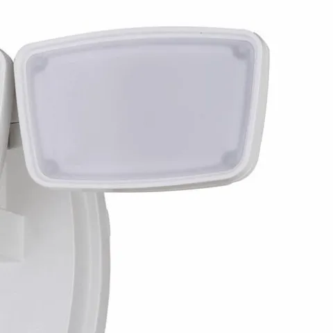 Best Reviews Of Patriot Lighting® Dualux White Led Triple Head Dusk-To-Dawn Outdoor Security Flood Light