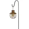 Best Reviews Of Patriot Lighting® Solar Integrated Led Copper Metal Cage Lantern Landscape Light