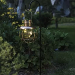 Best Reviews Of Patriot Lighting® Solar Integrated Led Copper Metal Cage Lantern Landscape Light