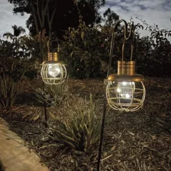 Best Reviews Of Patriot Lighting® Solar Integrated Led Copper Metal Cage Lantern Landscape Light