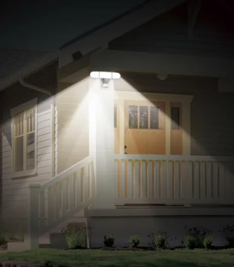 Best Reviews Of Patriot Lighting® Bronze Led Tri Head Motion Sensor Outdoor Security Solar Flood Light