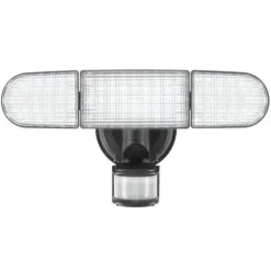 Best Reviews Of Patriot Lighting® Bronze Led Tri Head Motion Sensor Outdoor Security Solar Flood Light