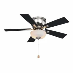 Best Reviews Of Patriot Lighting™ Sabrina 42″ Brushed Nickel Led Ceiling Fan