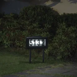 Best Reviews Of Patriot Lighting® Solar Integrated Led Address Sign Landscape Light