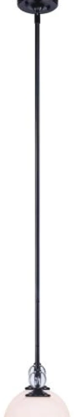 Best Reviews Of Patriot Lighting® Chantelle Matte Black 1-Light Mini Pendant
