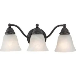 Best Reviews Of Patriot Lighting® Standford Oil Burnished Bronze 3 Light Vanity Light