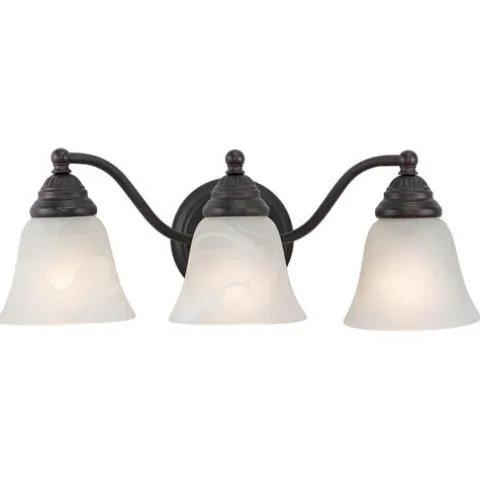 Best Reviews Of Patriot Lighting® Standford Oil Burnished Bronze 3 Light Vanity Light