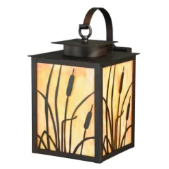 Best Reviews Of Patriot Lighting® Cattail Burnished Bronze Outdoor Wall Light