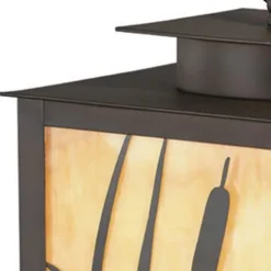 Best Reviews Of Patriot Lighting® Cattail Burnished Bronze Outdoor Wall Light